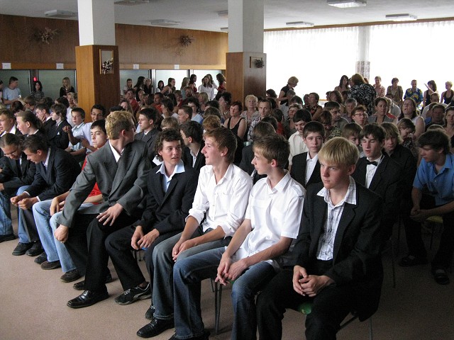 Slavností zakončení školní docházky - 26.6. 2008