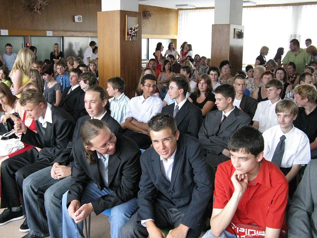 Slavností zakončení školní docházky - 26.6. 2008
