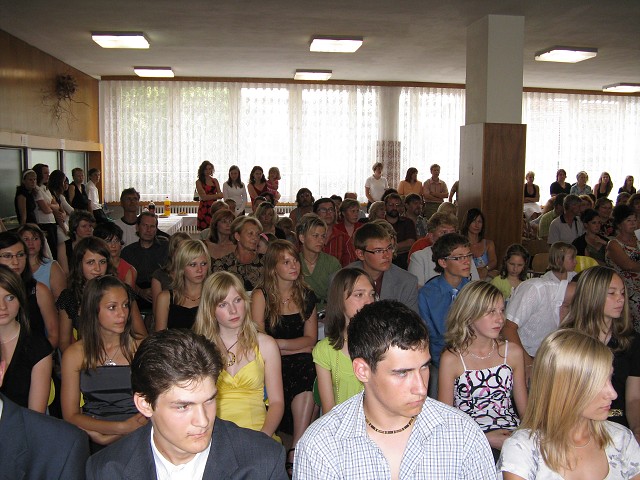 Slavností zakončení školní docházky - 26.6. 2008