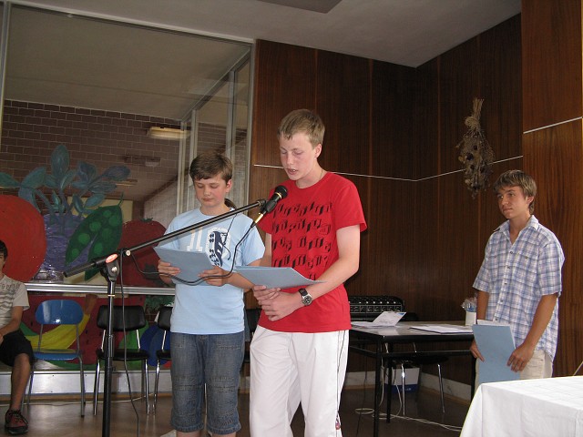 Slavností zakončení školní docházky - 26.6. 2008