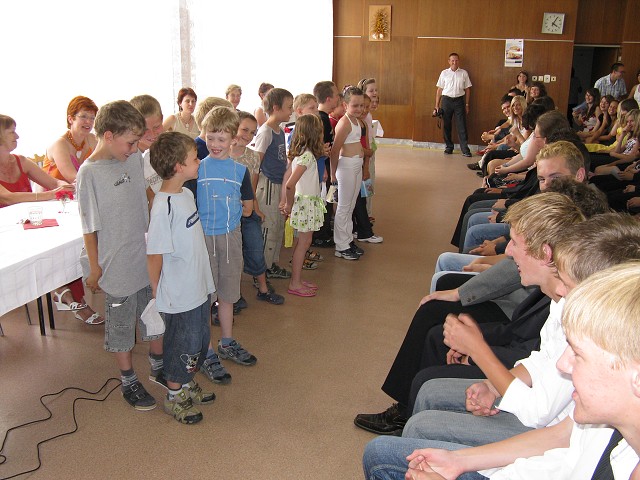 Slavností zakončení školní docházky - 26.6. 2008
