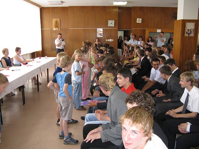Slavností zakončení školní docházky - 26.6. 2008