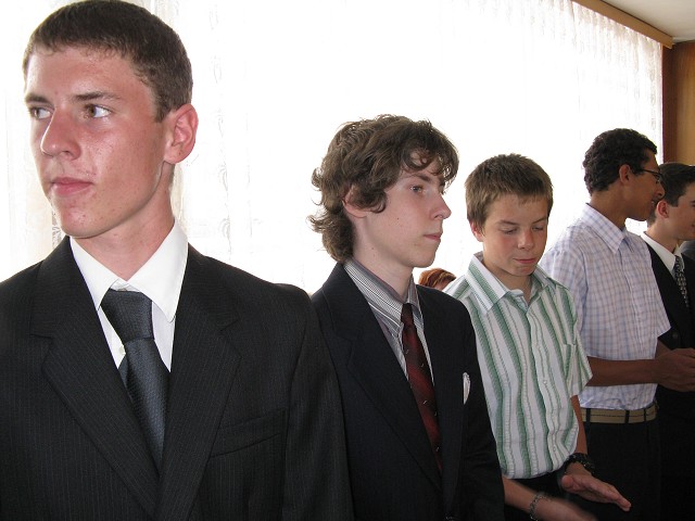 Slavností zakončení školní docházky - 26.6. 2008