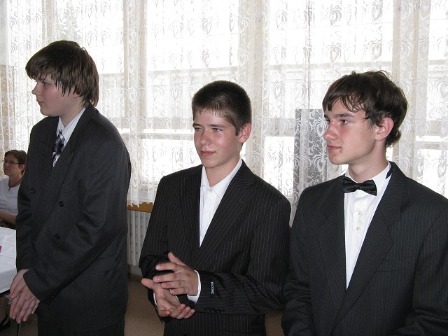 Slavností zakončení školní docházky - 26.6. 2008
