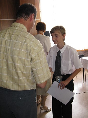 Slavností zakončení školní docházky - 26.6. 2008