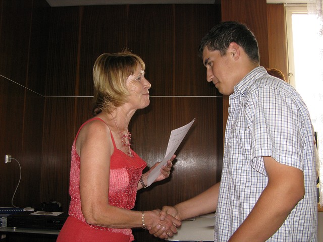 Slavností zakončení školní docházky - 26.6. 2008