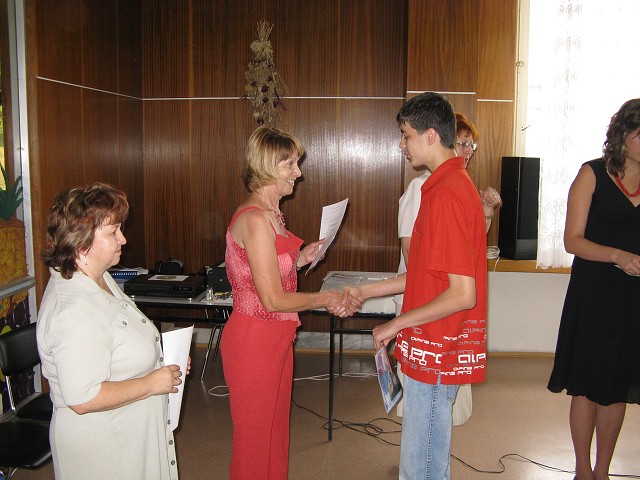 Slavností zakončení školní docházky - 26.6. 2008