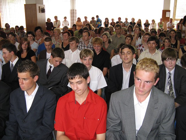 Slavností zakončení školní docházky - 26.6. 2008